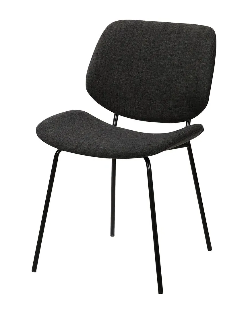 Quest Dining Accent Chair - Charcoal, Fabric image