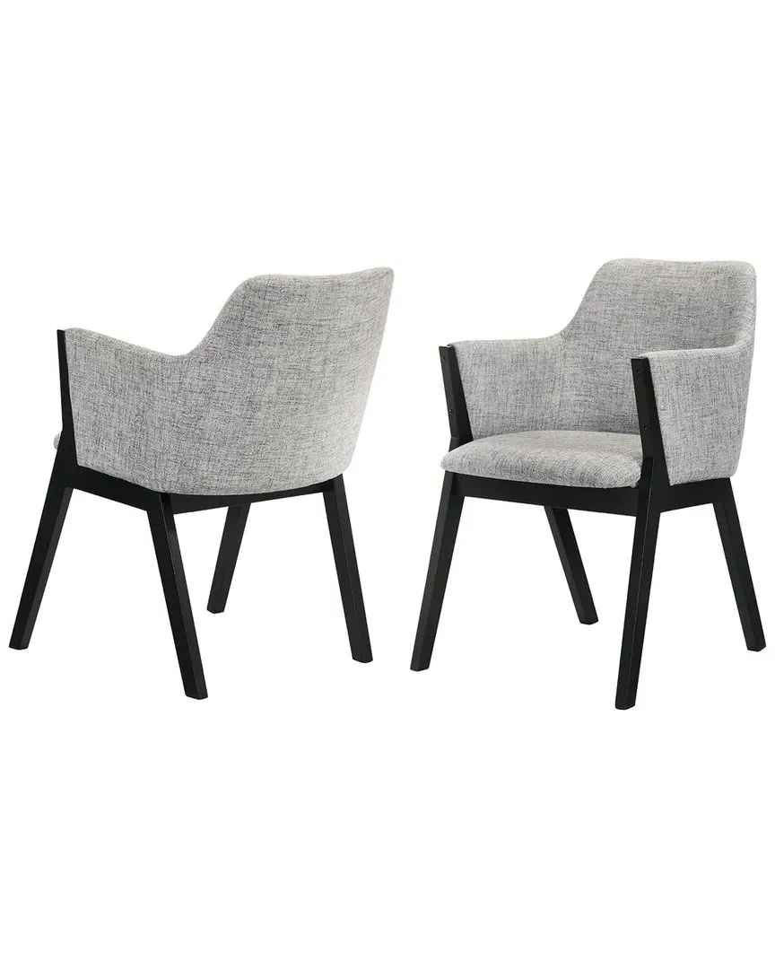 Renzo Wood Dining Side Chairs, Set of 2 - Gray image