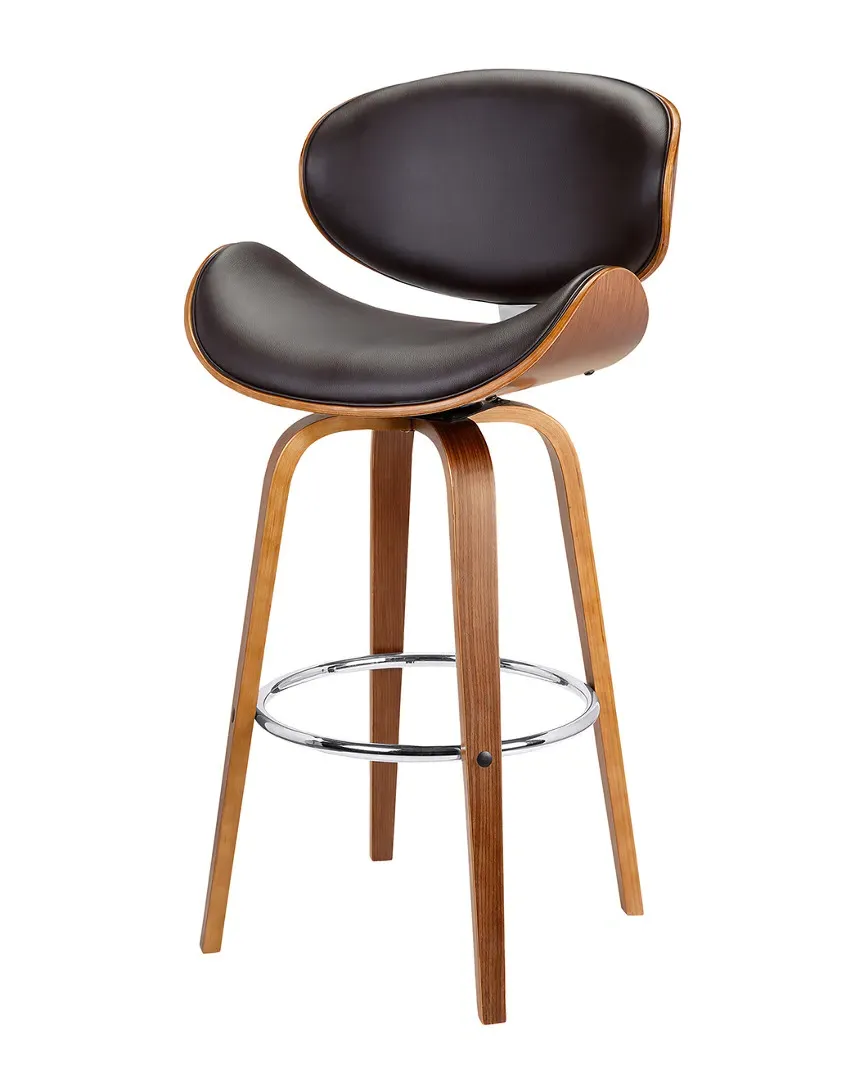 Solvang 26in Swivel Counter Height Barstool - Brown, Walnut