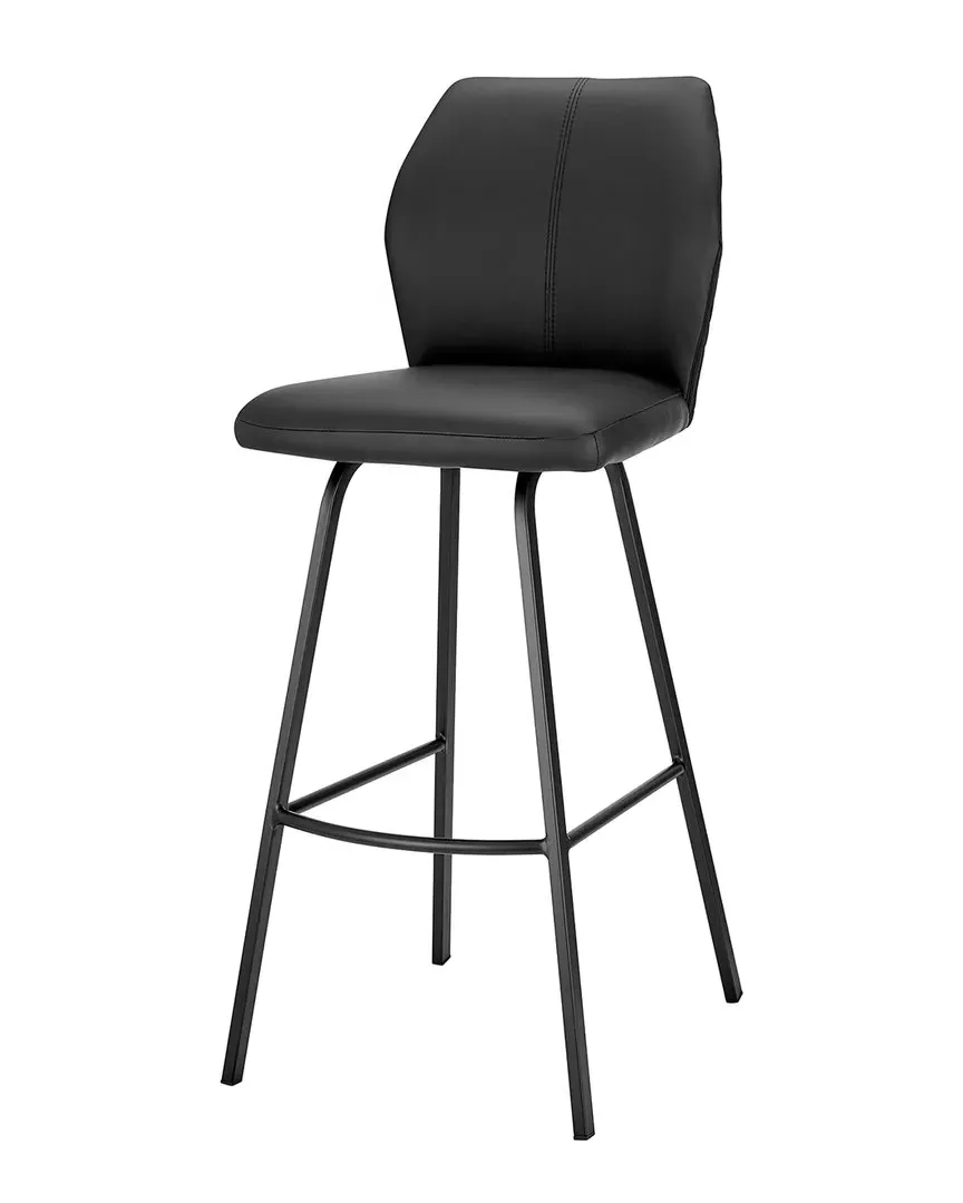 Tandy 26In Counter Stool - Black, Faux Leather image