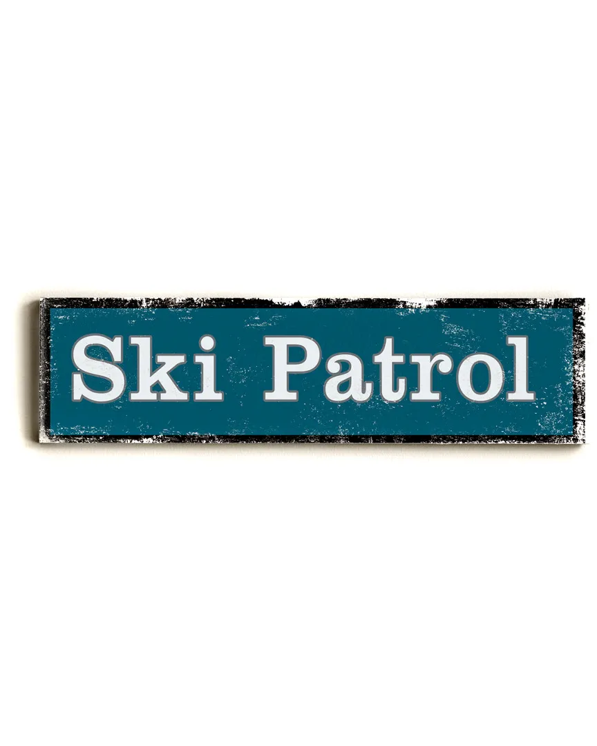 Ski Patrol Wall Art - Wood image