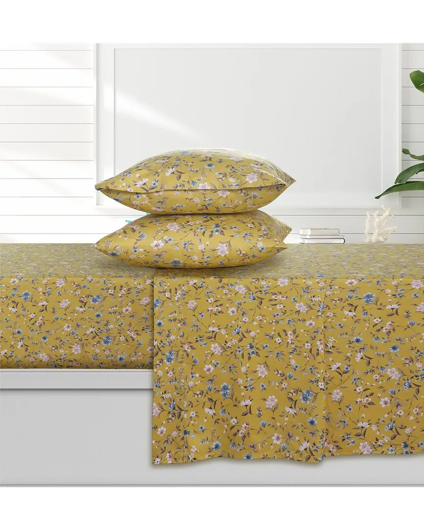 Carolina Deep Pocket Sheet Set - Yellow, Organic Cotton