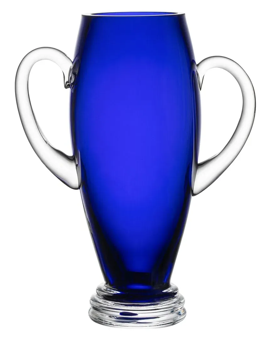 12in Trophy Vase with Handle - Cobalt Blue, Glass