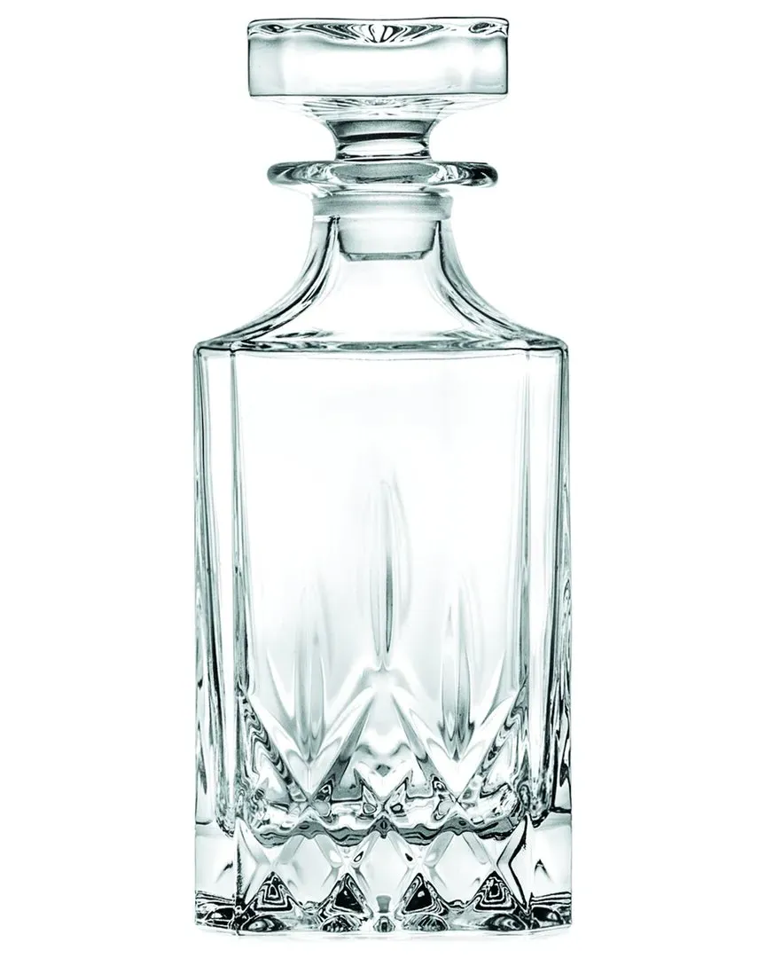 25oz Cut Design Whiskey Decanter - Clear image