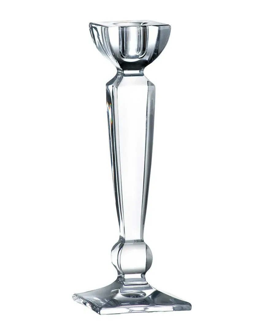 8in Crystalline Candlestick Holder - Clear, Glass image
