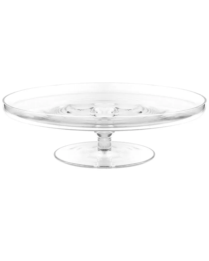 Barski Glass Cake Stand Plate - Clear image