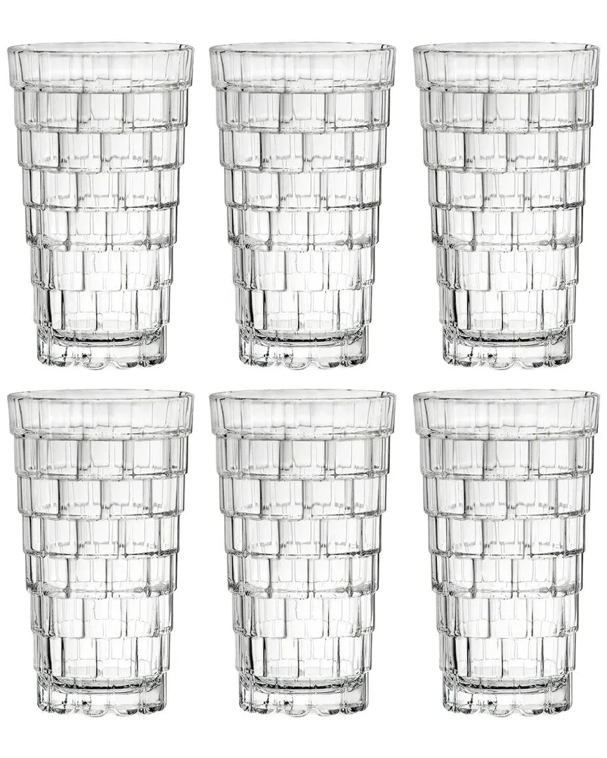 Barski Set of 6 Highball Glasses - Clear