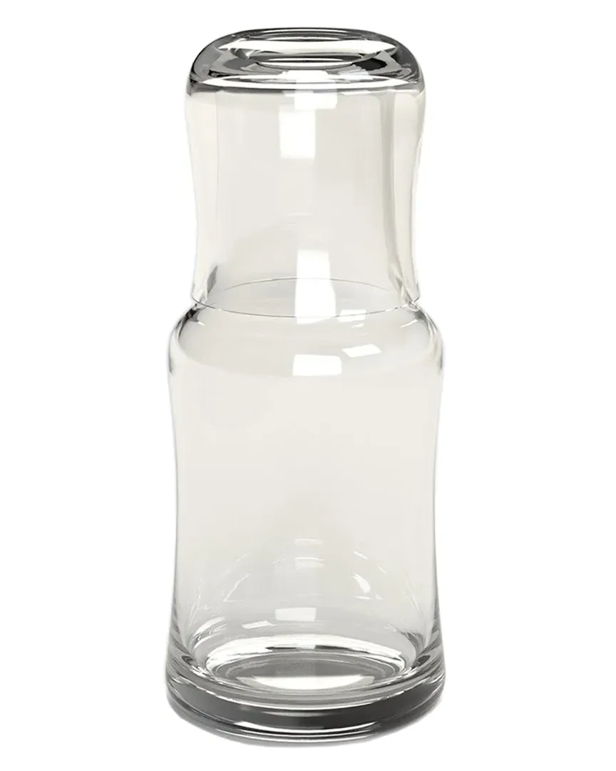 Bedside Glass Carafe with Cup - Clear image