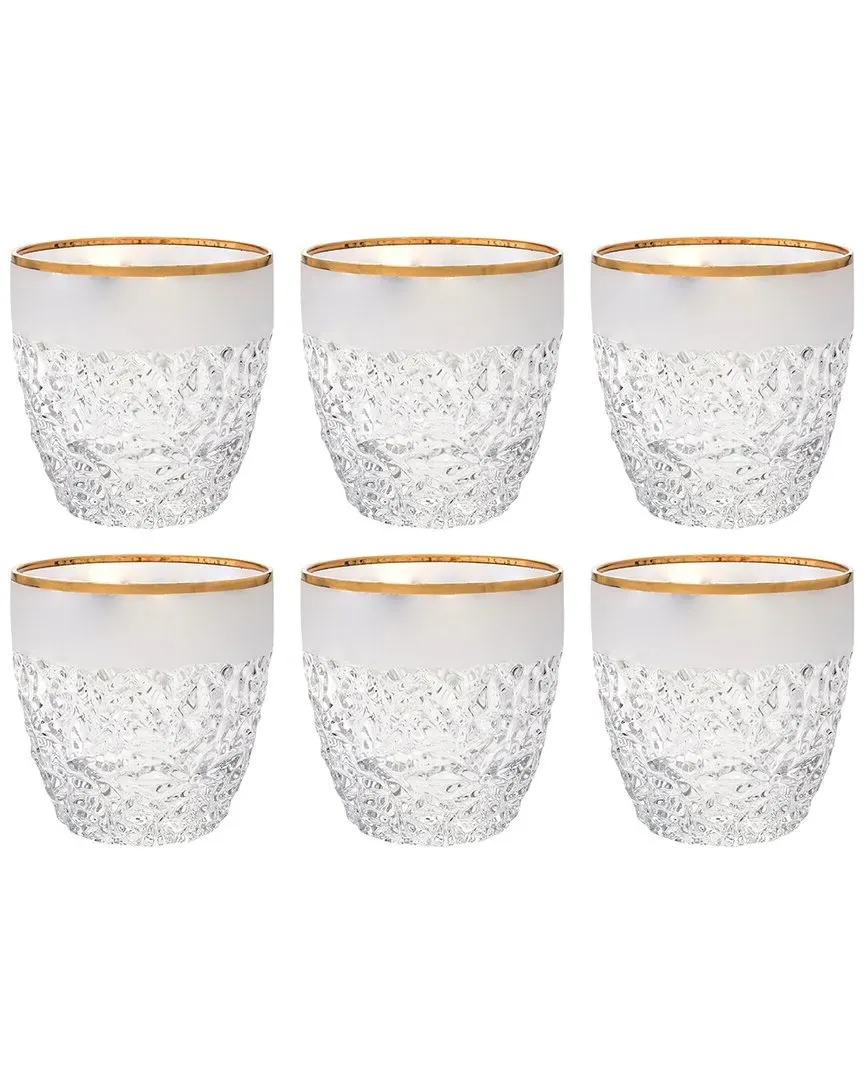 Crystal Glass DOF Tumblers Set of 6 - Clear image