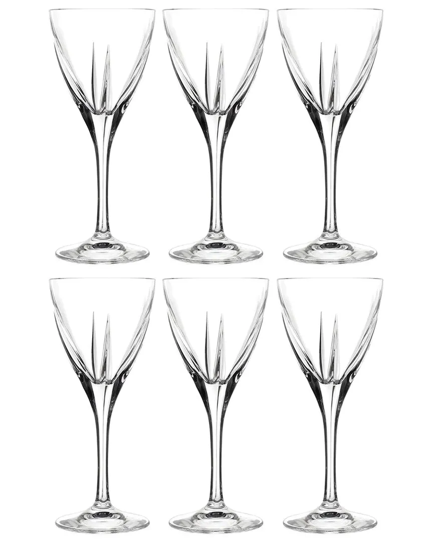 Crystal Wine Glasses Set of 6 - Clear image