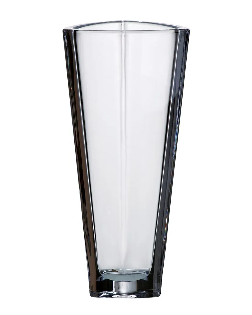 Crystalline 12in Triangle Vase - Clear image