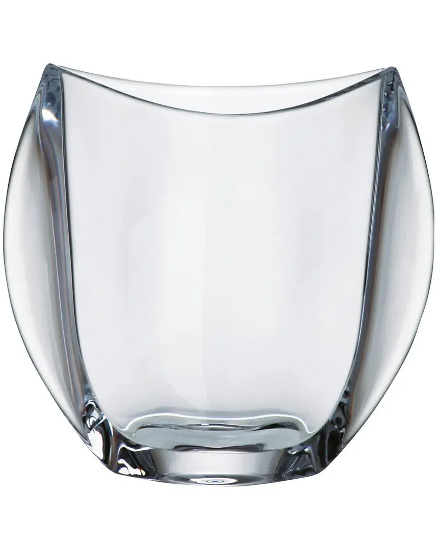 Crystalline 7in Oval Vase - Clear, Glass image