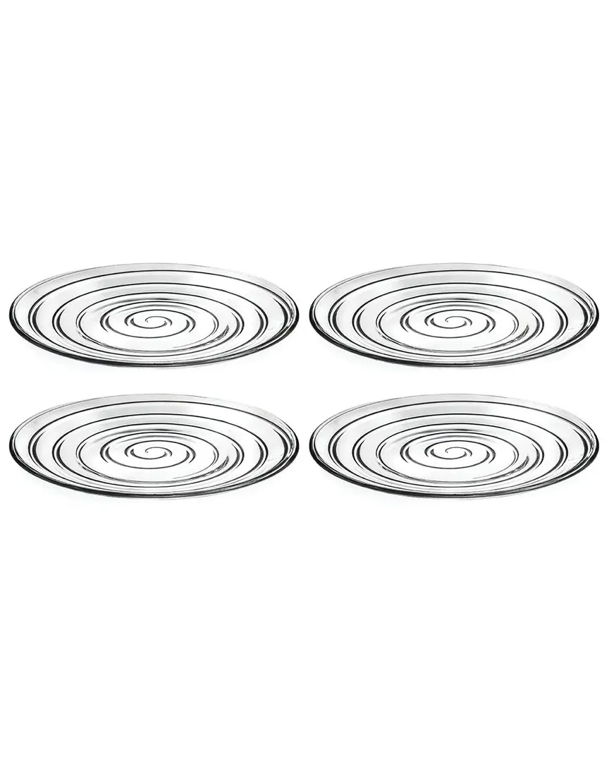 Dinner Plates Set of 4 - Clear, Glass