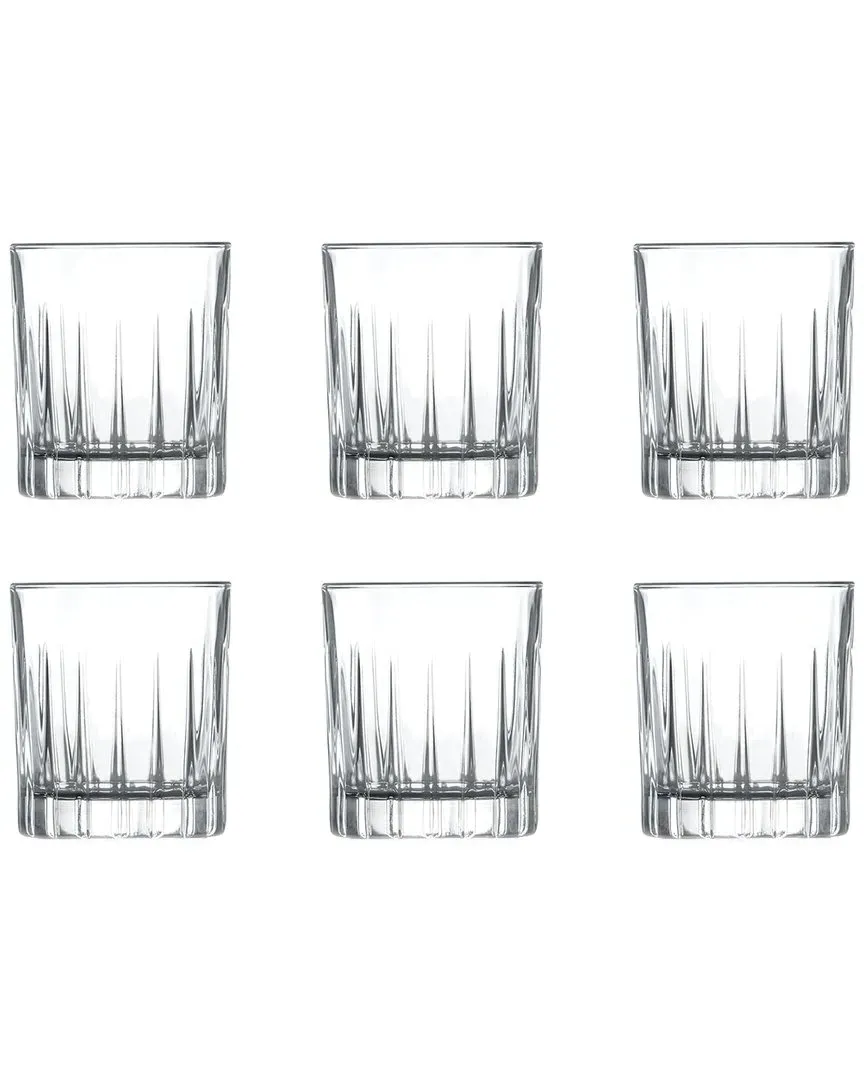 European Crystal Shot Glasses Set of 6 - Clear