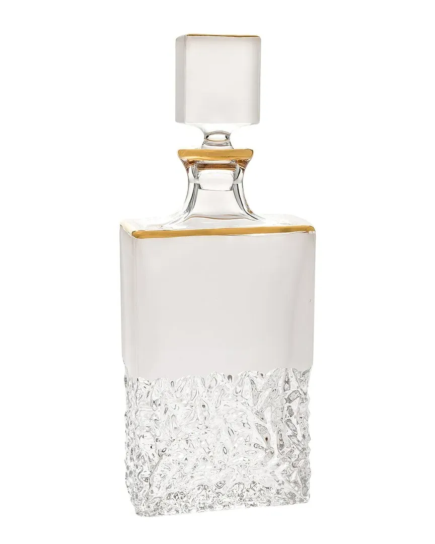 European Crystal Whiskey Decanter - Clear