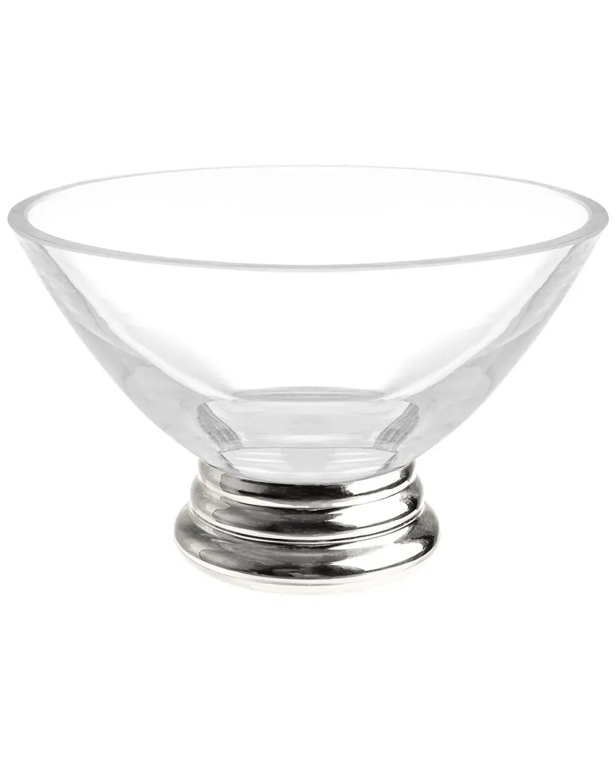 Footed Bowl - Clear, Glass