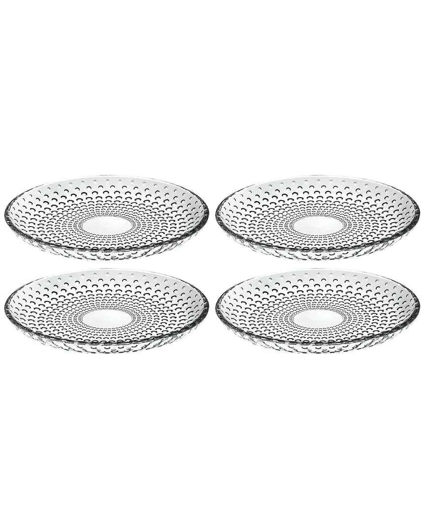 Glass 7In Salad Plates Set of 4 - Clear image