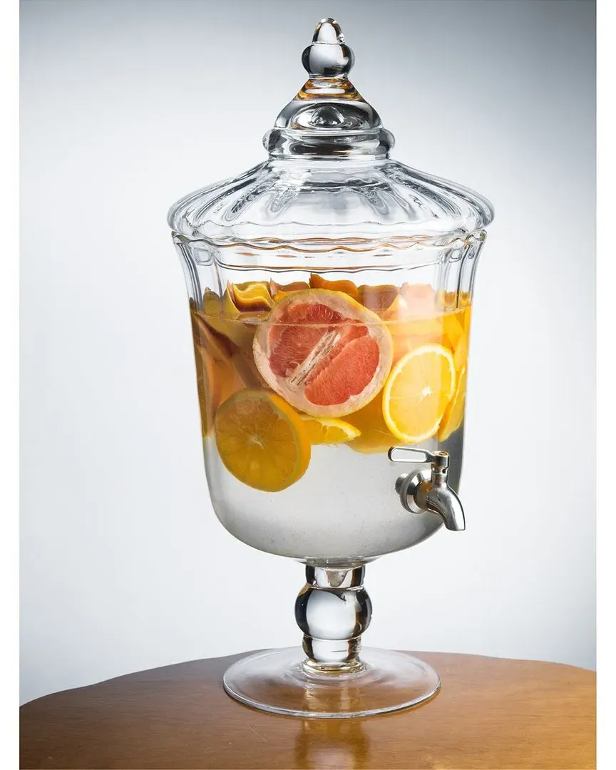 Glass Beverage Dispenser with Spigot 7L - Clear