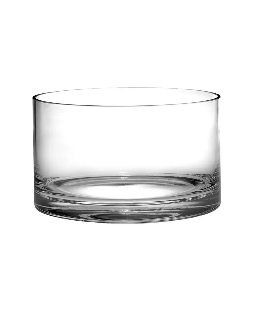 Glass Thick Straight Sided Salad Bowl - Clear