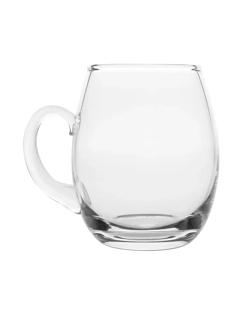 Large Beer Mug with Handle - Clear, Glass image