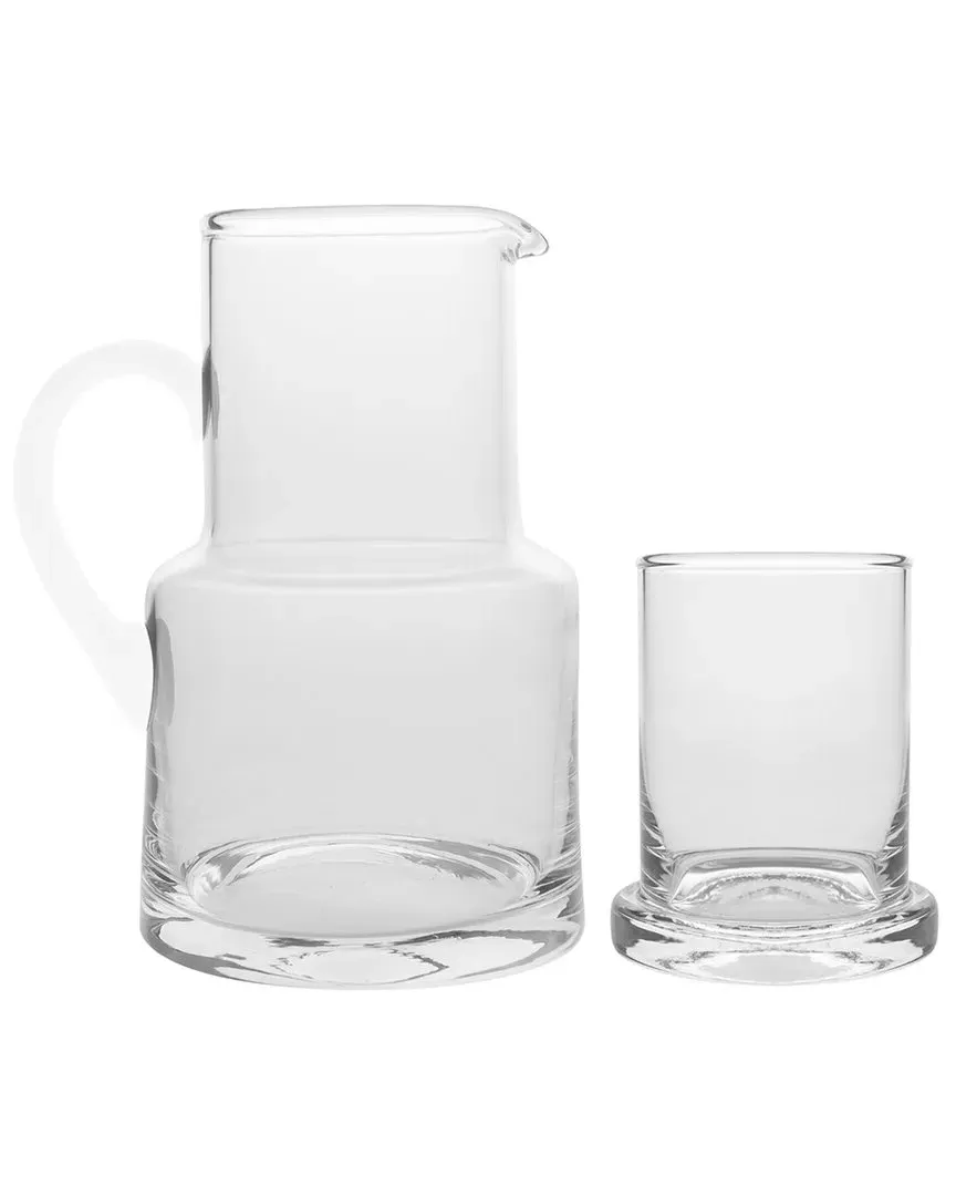 Lead-Free Crystalline 2pc Water Set - Clear