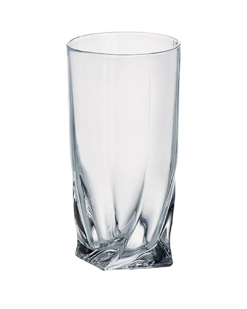 Lead-Free Crystalline Highball Tumblers Set - Clear