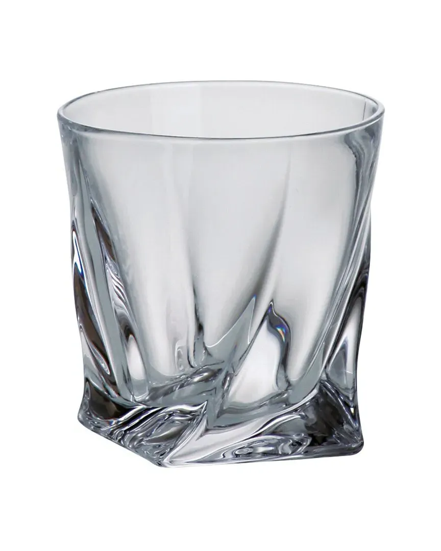 Lead-Free Crystalline Whiskey Shot Glasses Set of 6 - Clear