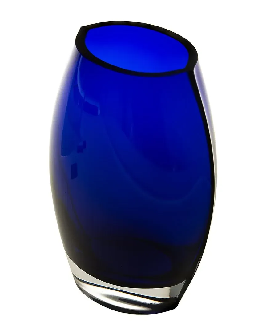 Oval Vase - Cobalt Blue, Glass