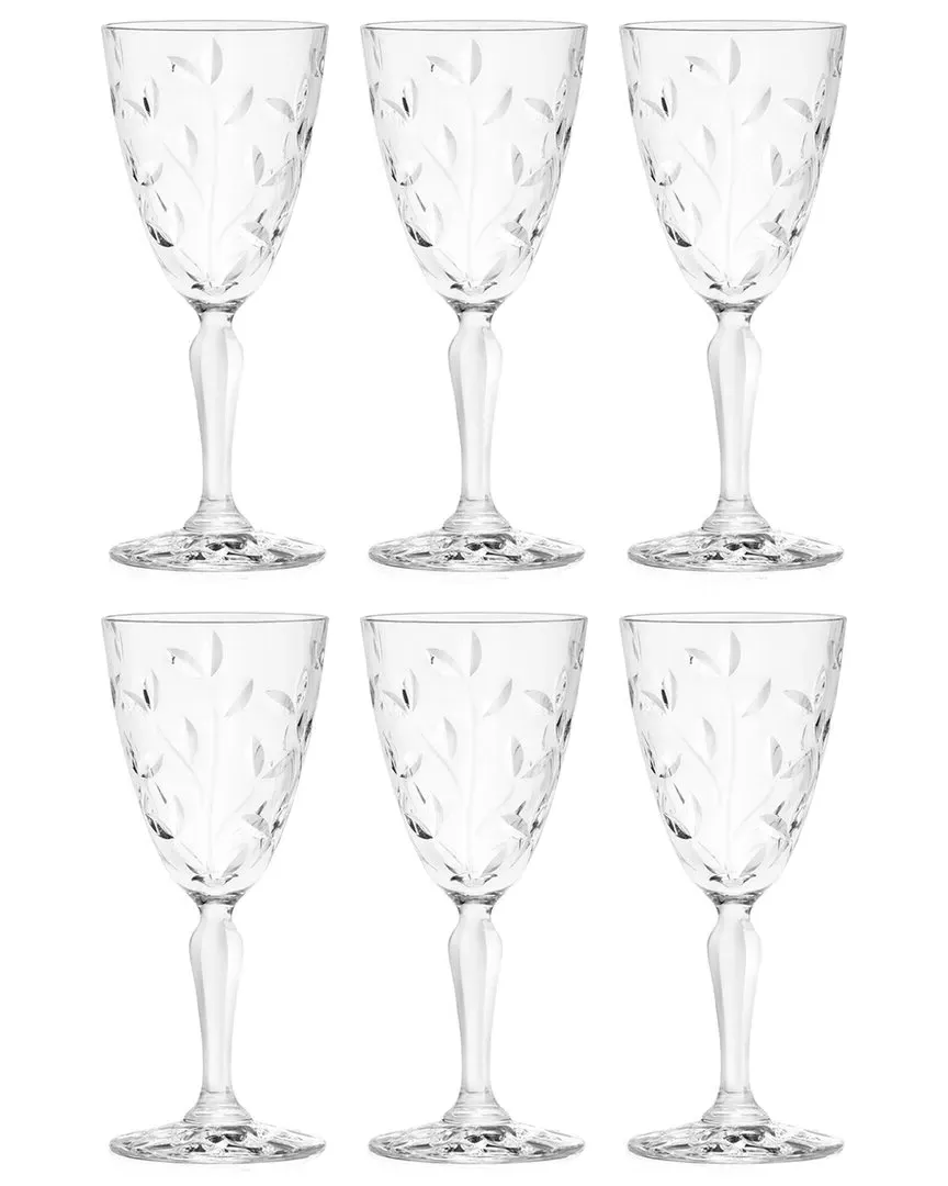 Set of 6 7.7oz Goblets - Clear