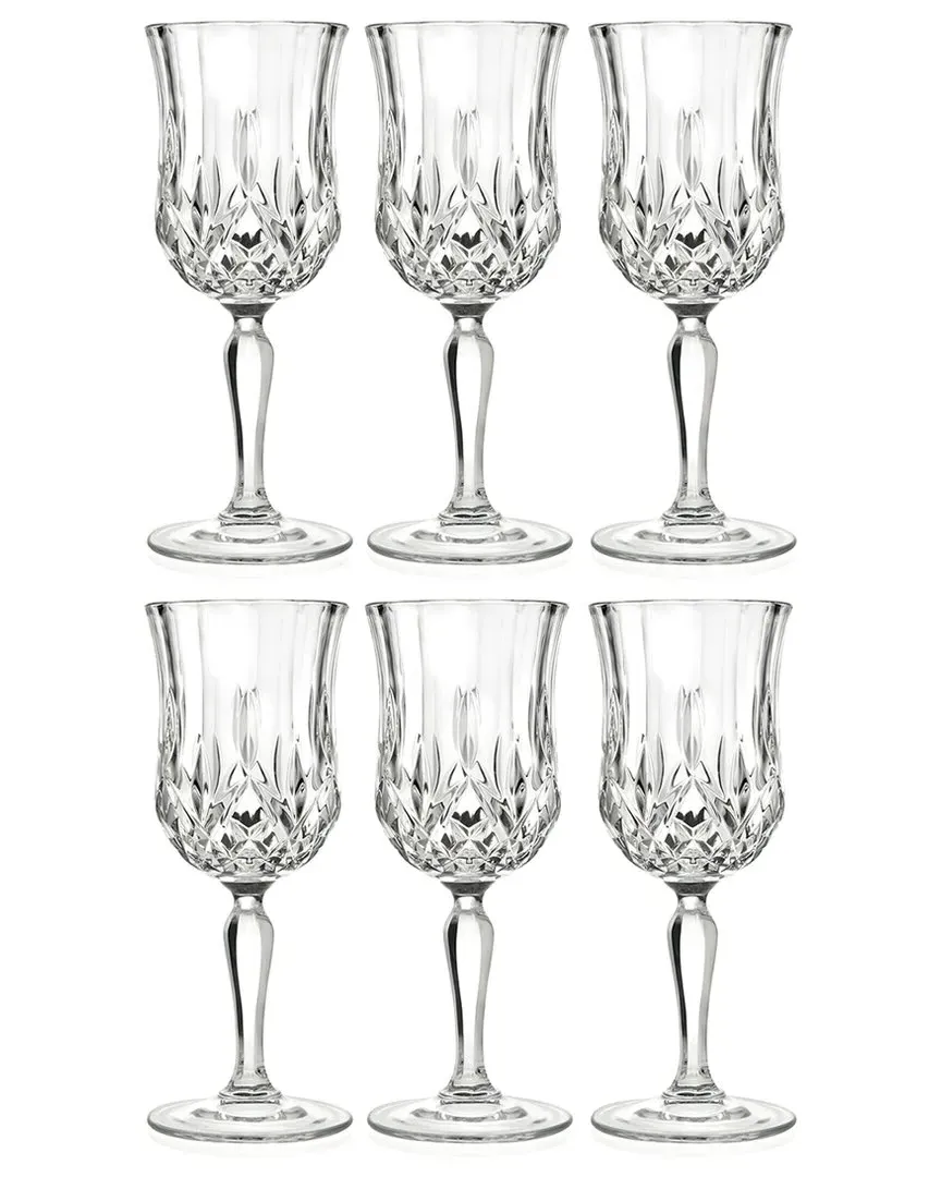 Set of 6 Goblets 7.75oz - Clear