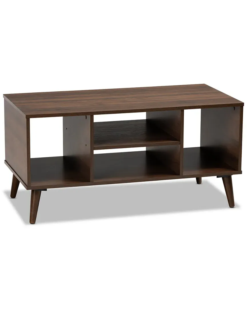 Linas Coffee Table with Storage - Walnut image