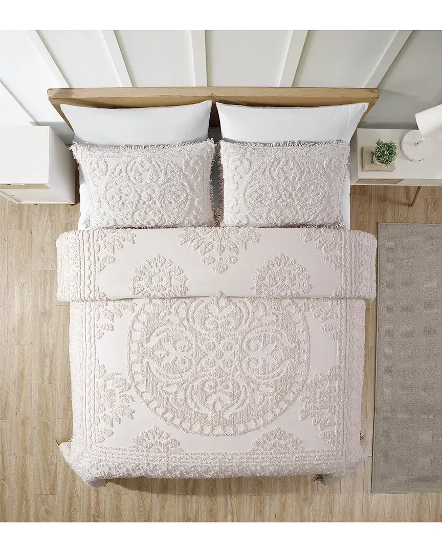 Medallion Chenille Bedspread - Blush, Cotton image