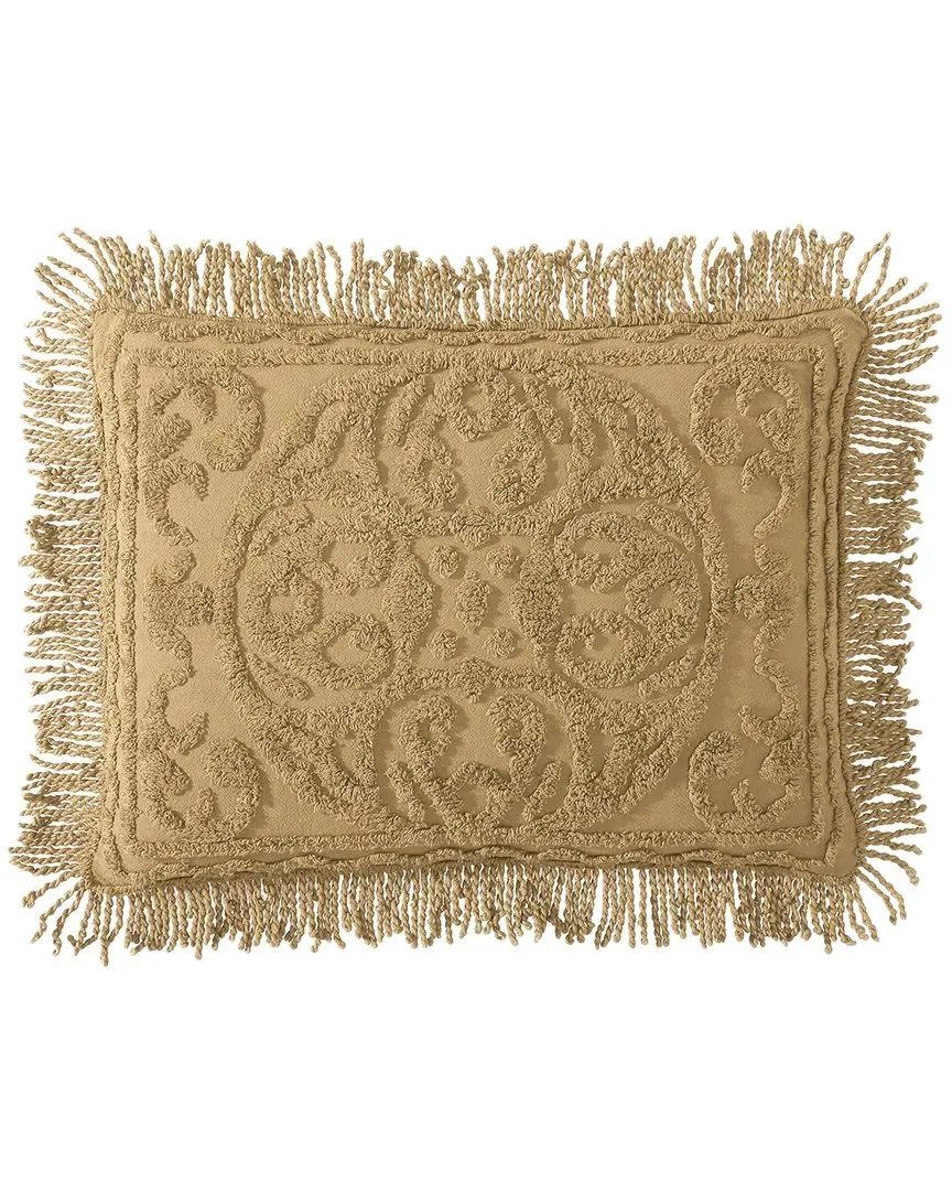 Medallion Chenille Pillow Sham - Gold, Cotton