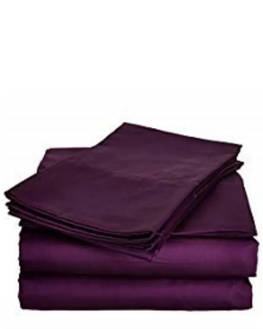420TC Supima Sheet Set - Eggplant, Cotton image