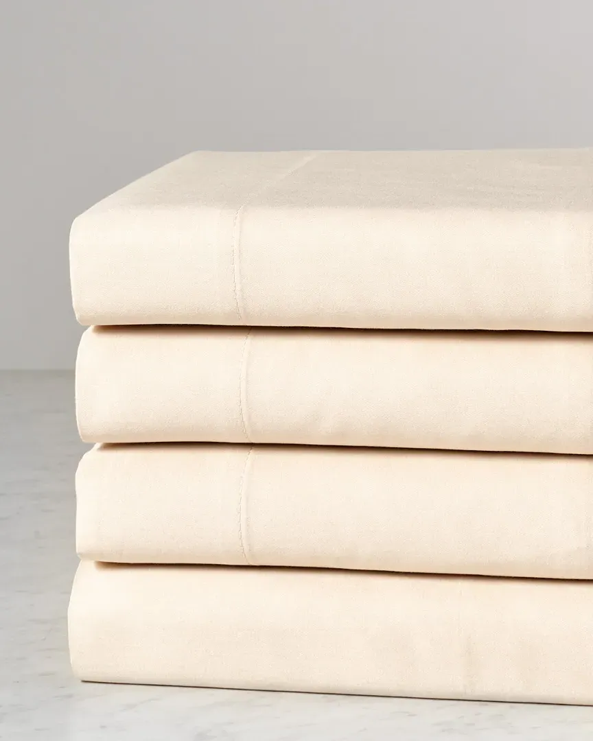 Belle Epoque Queen Sheet Set 300 Thread Count - Taupe, Cotton image