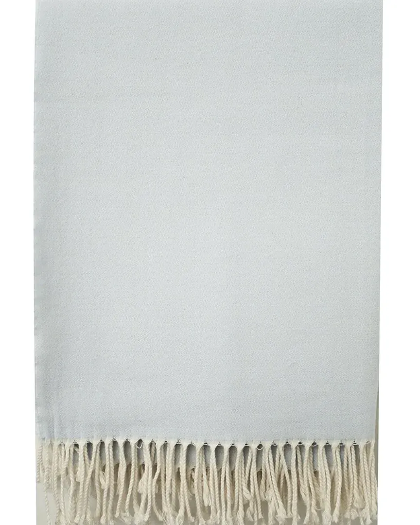 Brushed Cotton Throw - Blue image