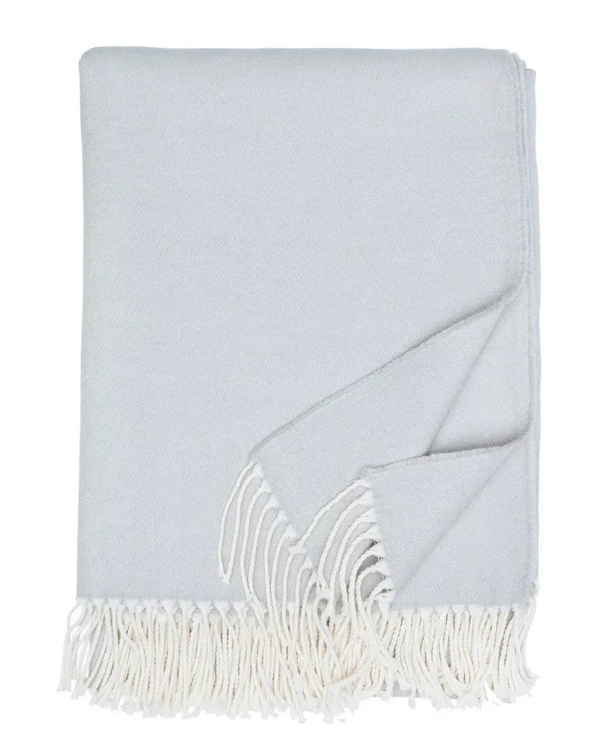 Brushed Cotton Throw - Grey