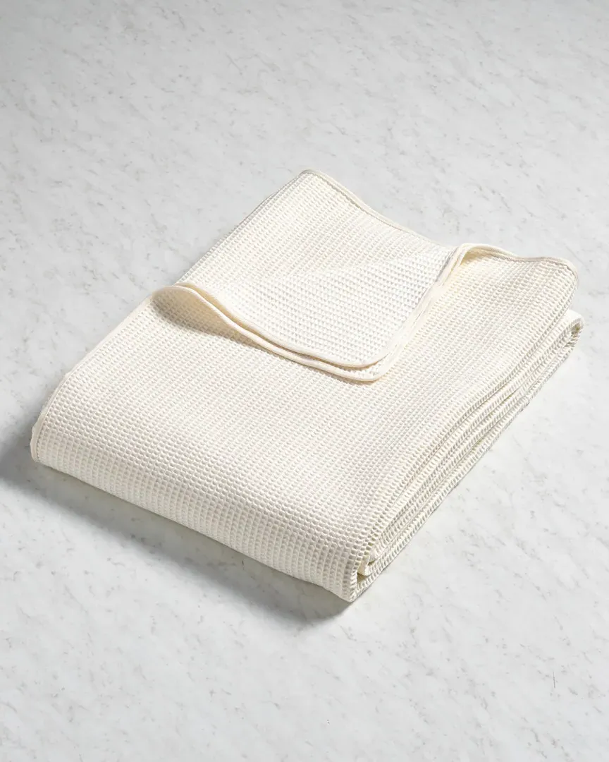 Cotton Waffle Weave Blanket - Natural image