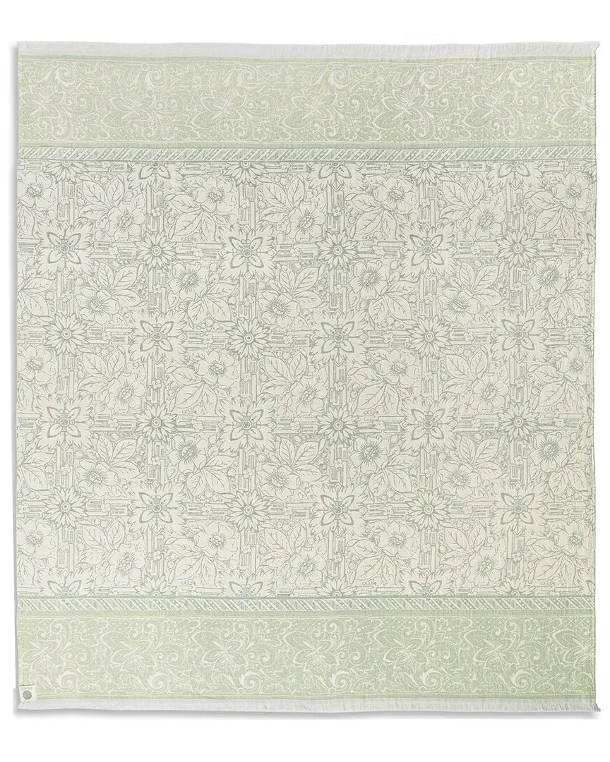 Devilla Throw Blanket - Green, Cotton image