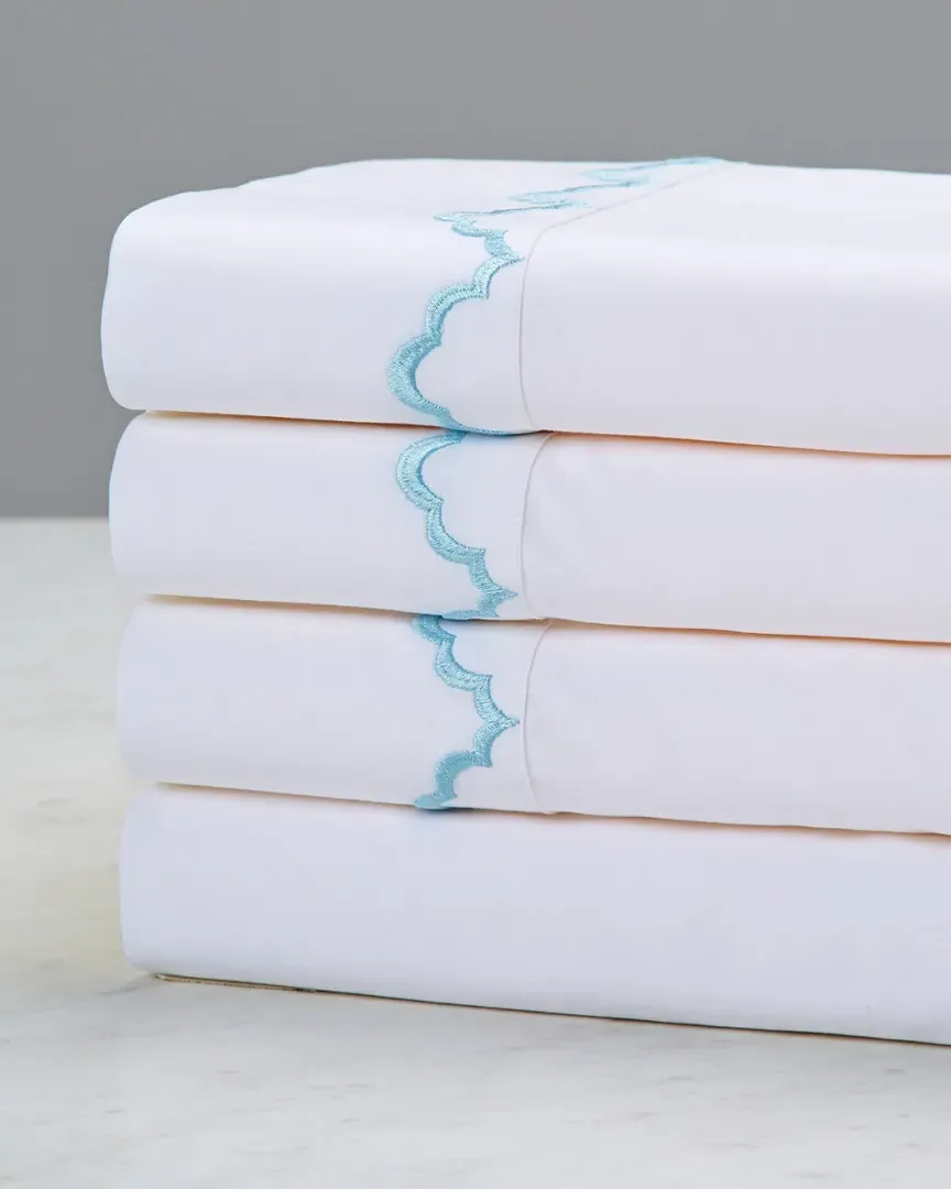 Francesca Sheet Set - White, Cotton image