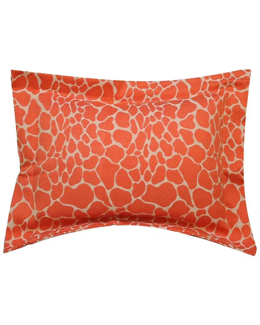 Giraffe Matelasse Boudoir Sham - Orange image