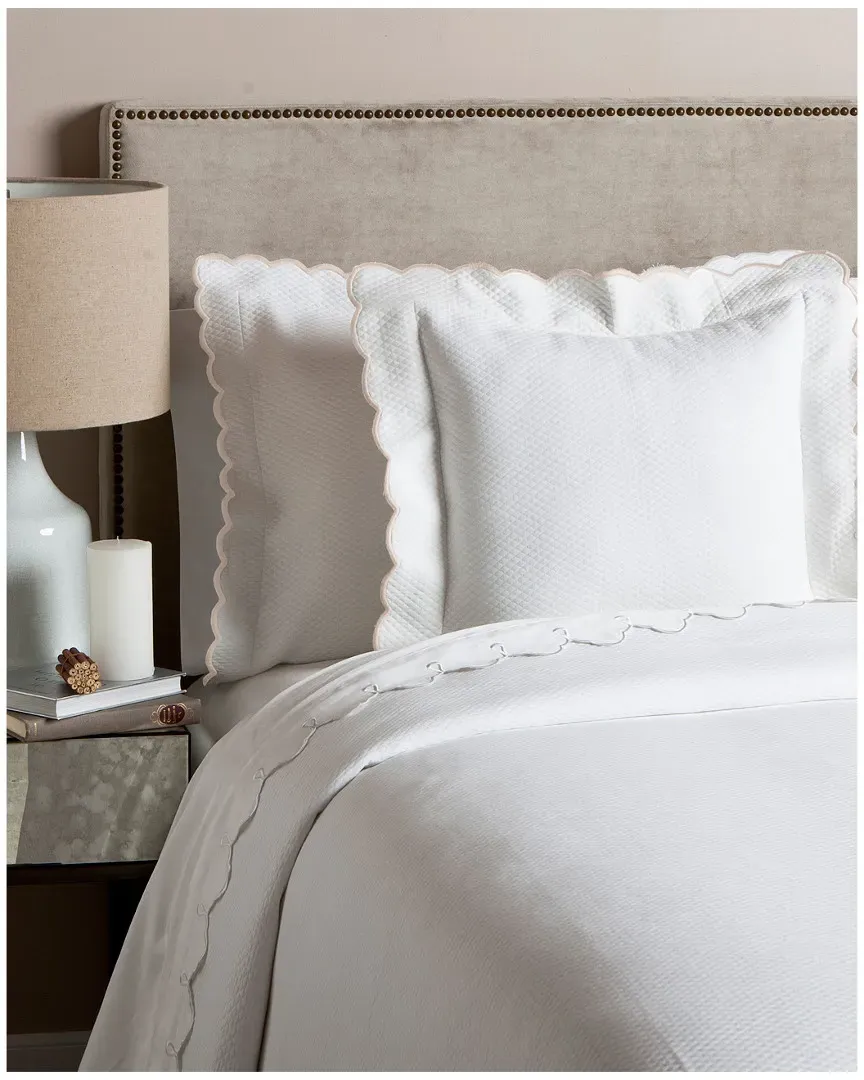 Isabel Coverlet & Sham Set - Beige, Cotton