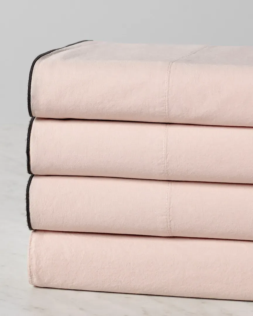 Natalia Sheet Set - Blush Grey, Cotton image