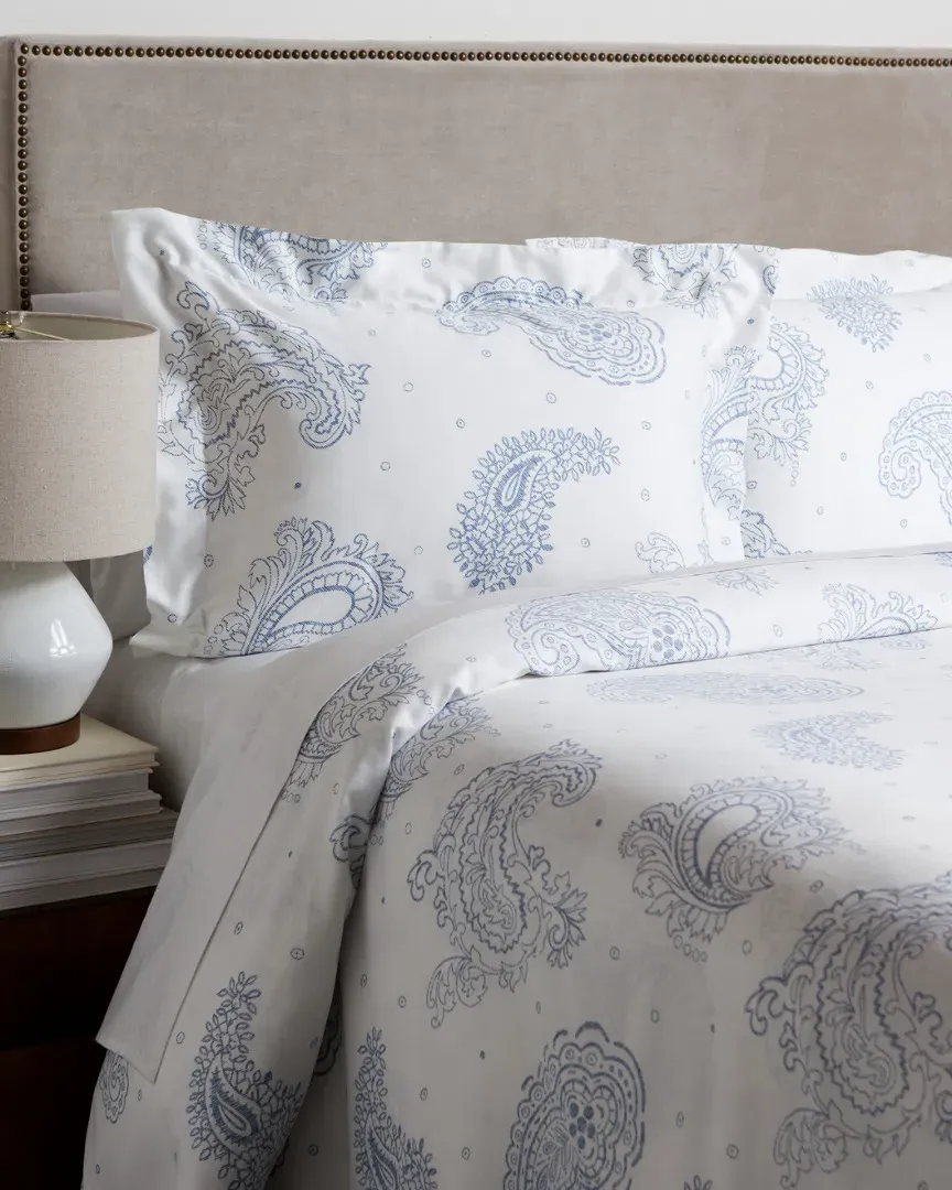 Paisley Duvet Set - White