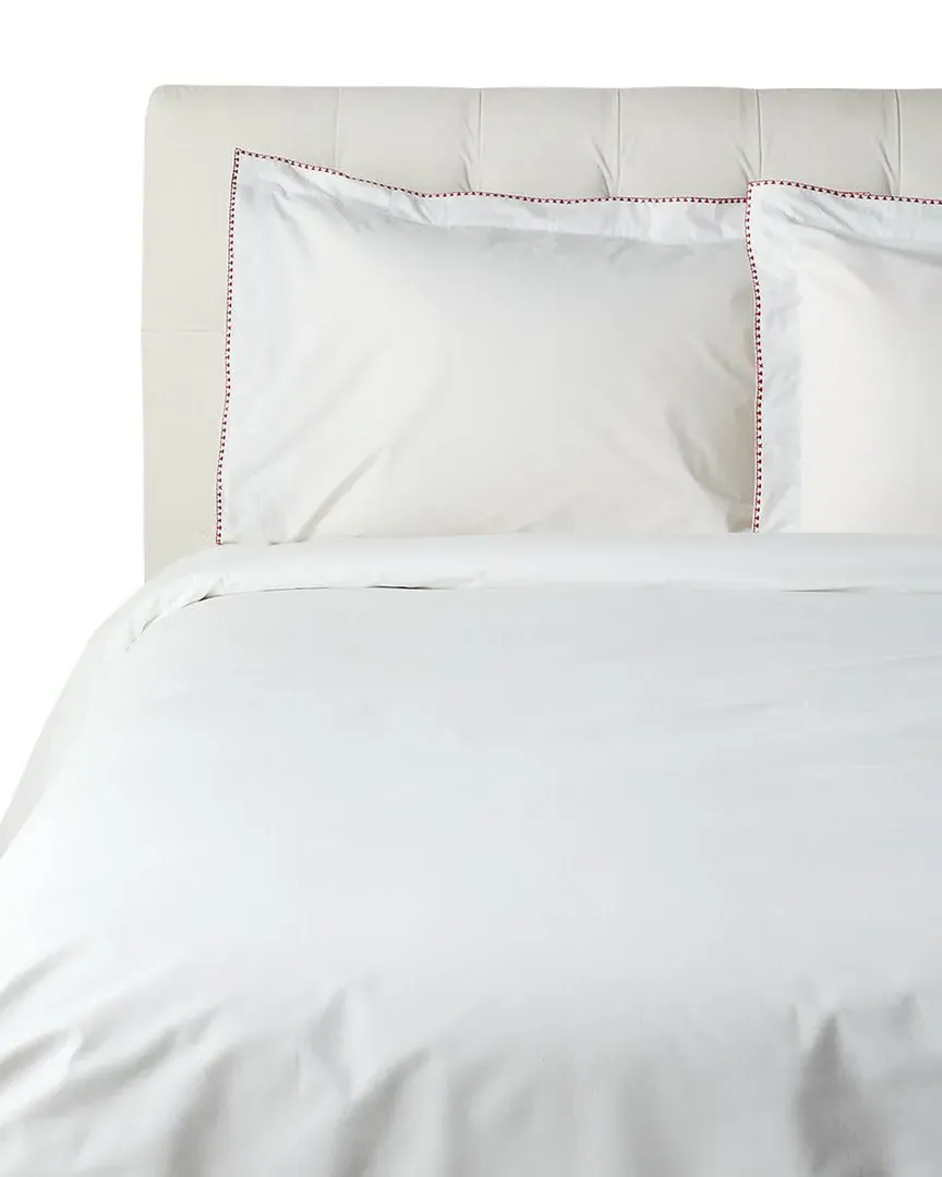 Precious Pearl Queen Duvet Set - Red, Cotton