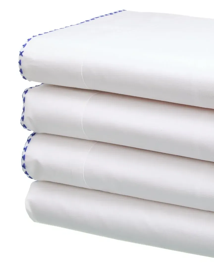 Precious Pearl Sheet Set - Blue, Cotton