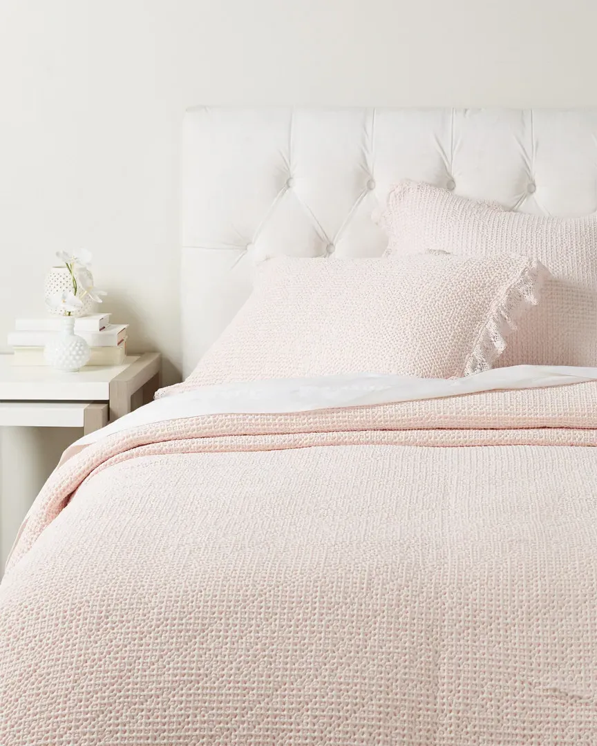 Sara Coverlet Collection - Pink, Cotton image