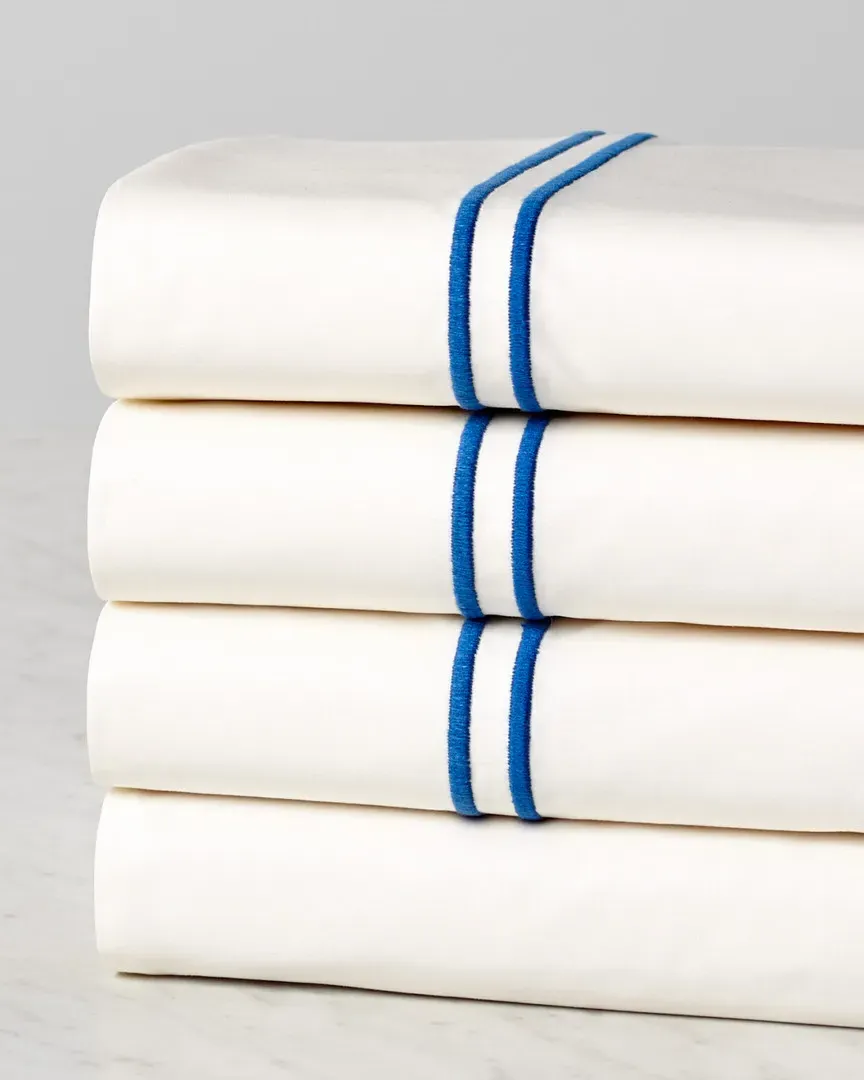 Stephanie Sheet Set - Navy Blue, Cotton