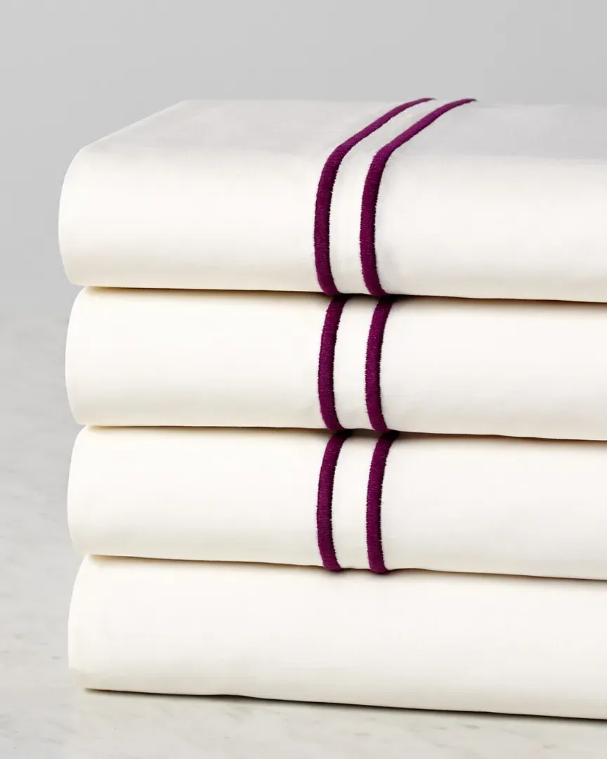 Stephanie Sheet Set - Purple, Cotton image