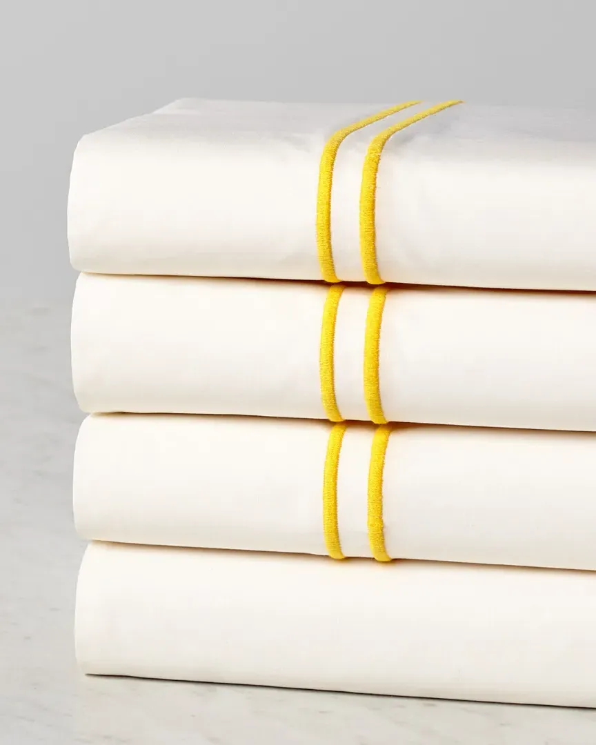 Stephanie Sheet Set - Yellow, Cotton